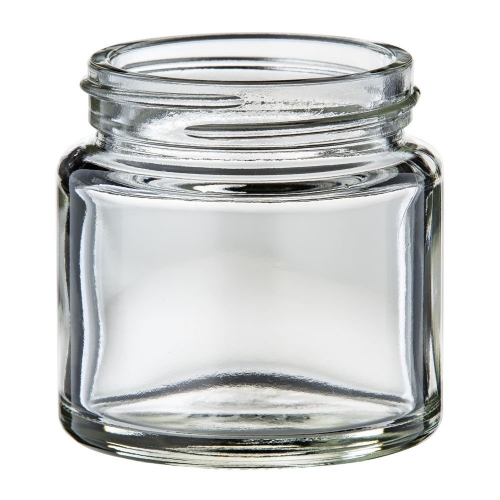 65ML CLEAR GLASS POMADE JAR